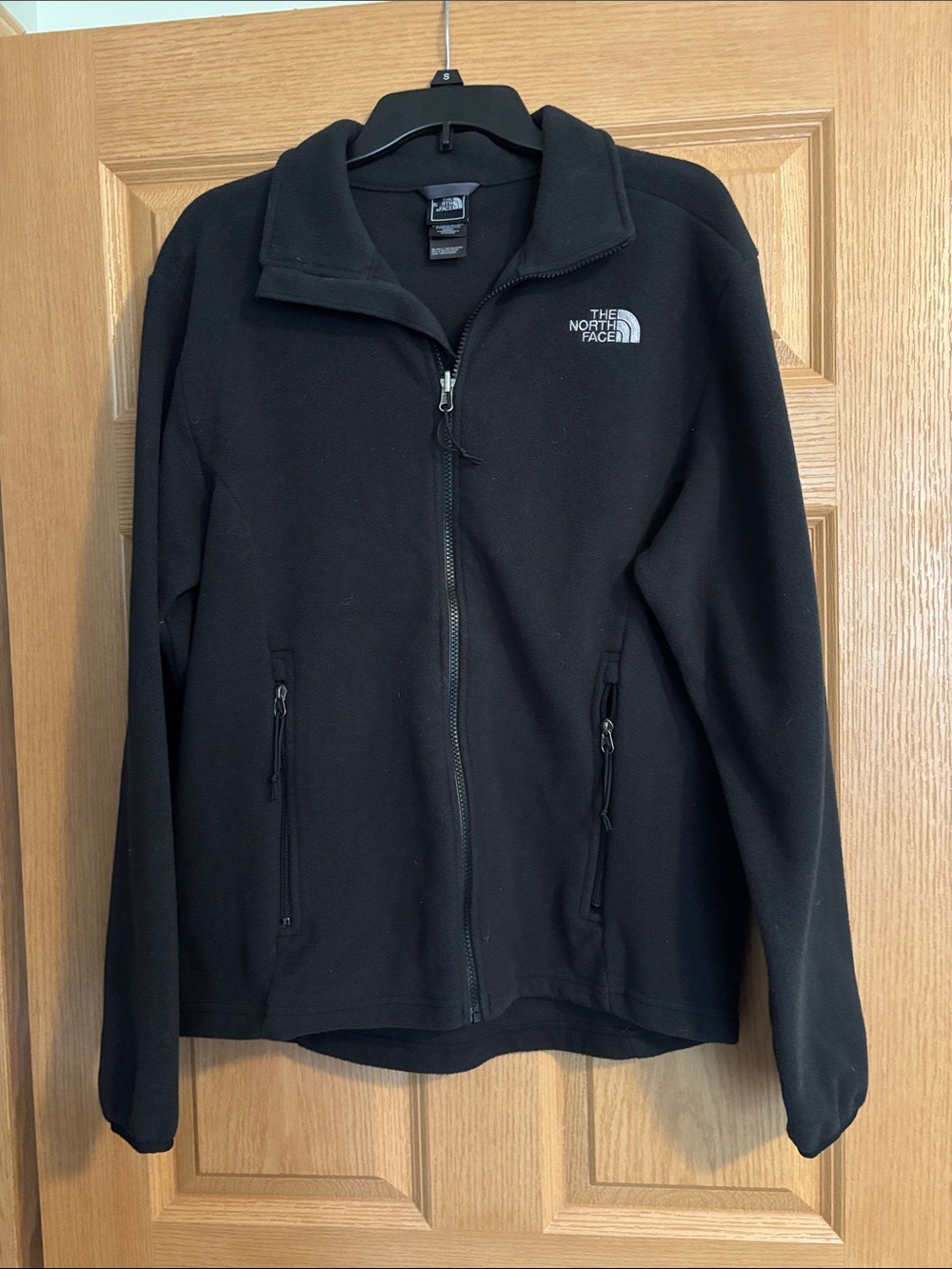 The North Face Black Men's Lightweight Zip Fleece Jacket